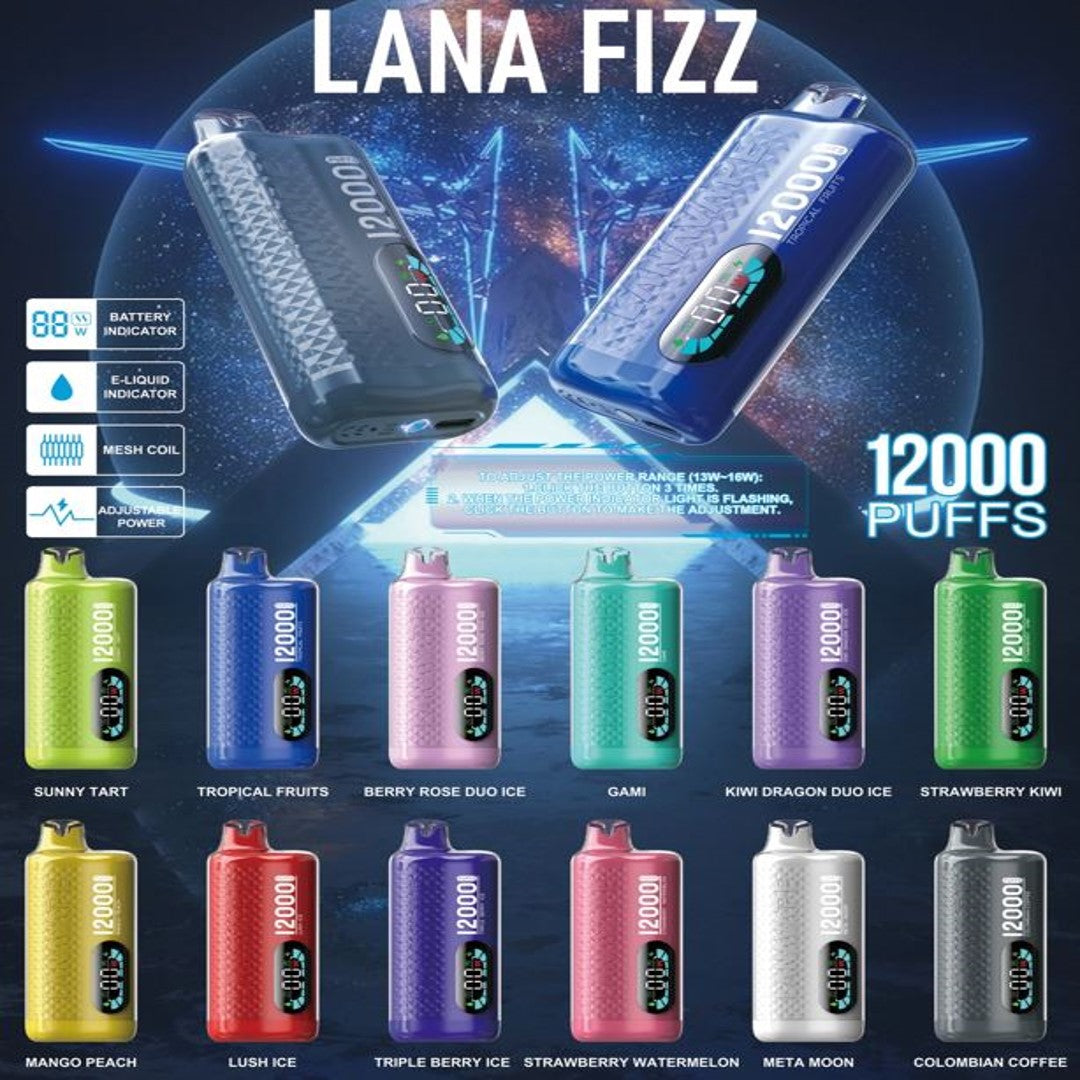 LANA FIZZ 12000 RECHARGEABLE DISPOSABLE – SGVAPE_SG